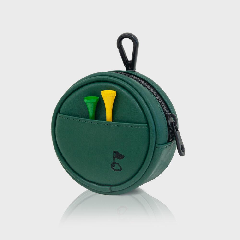 [Forevery] Round golf ball pouch green