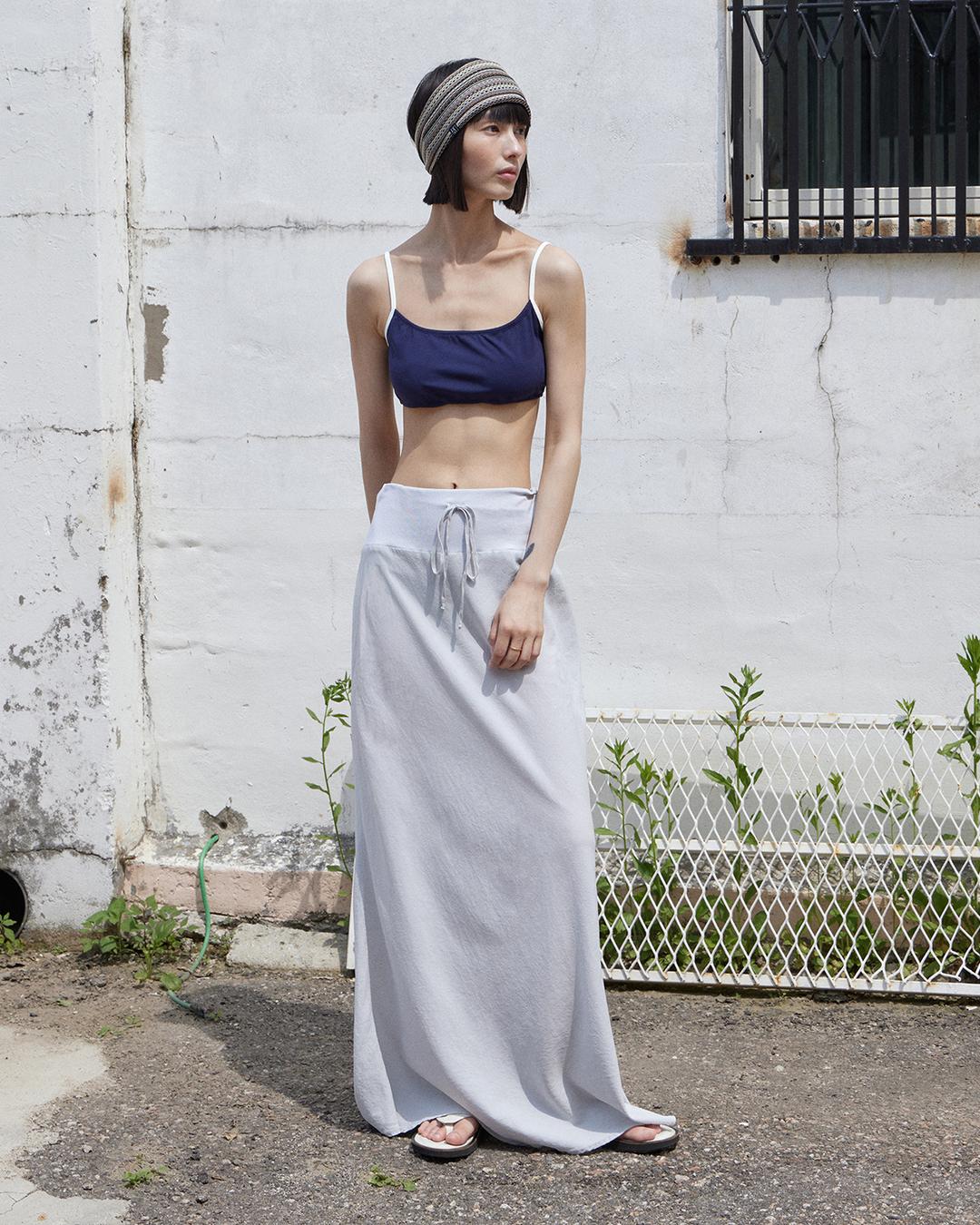 25 cupra banding skirt (light gray)