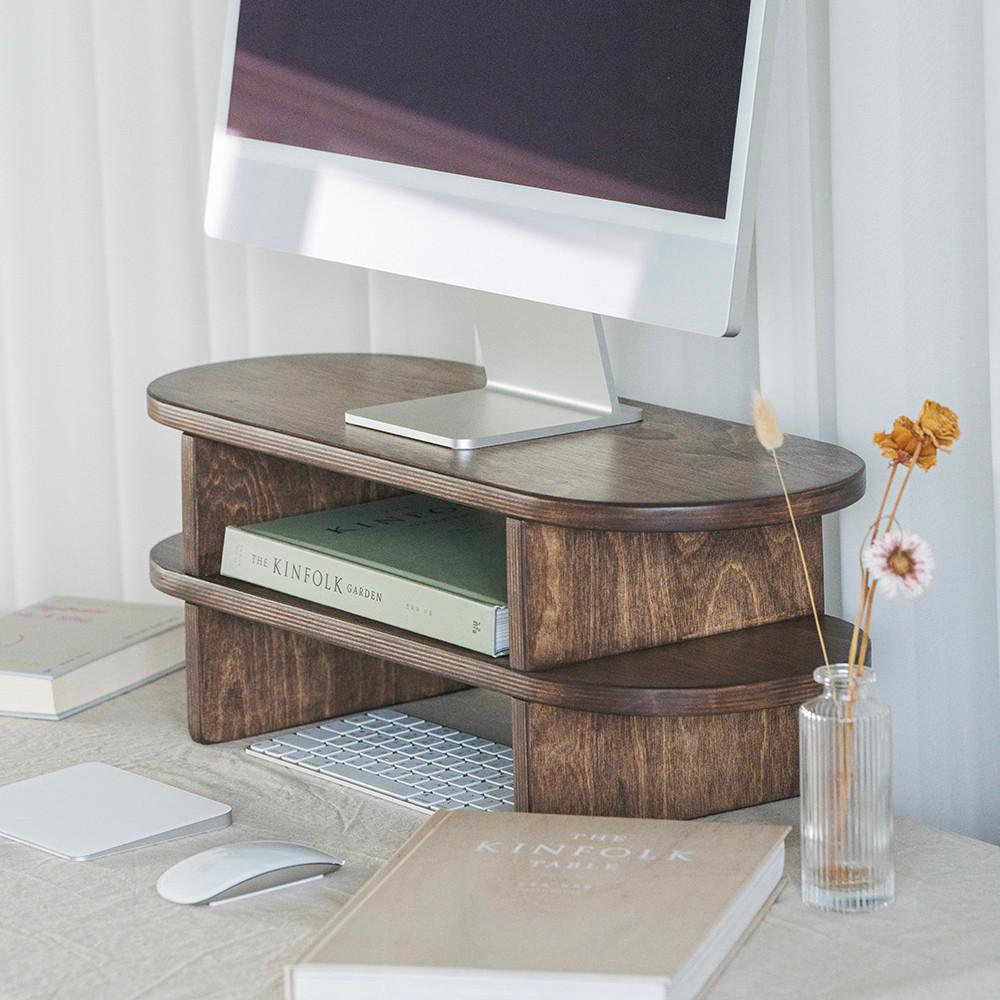 소년과나무 모스크바 라운드 2단 모니터 받침대