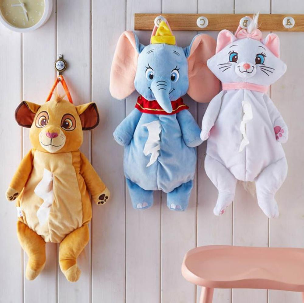 디즈니 푸 덤보 마리 라이온킹 휴지케이스 귀여운 티슈케이스