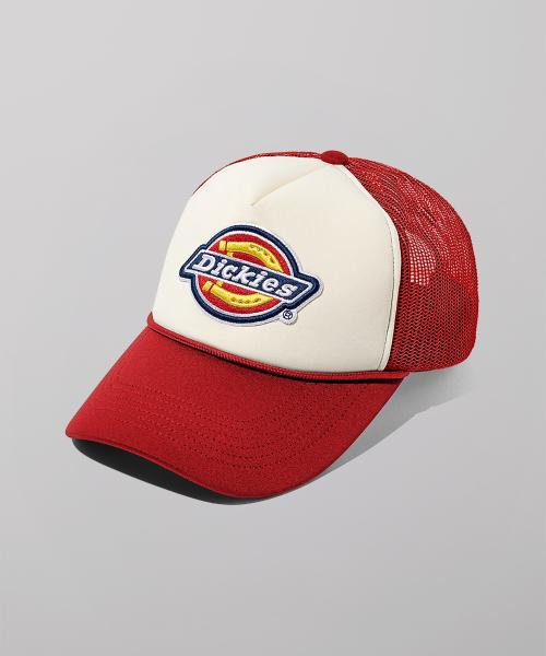 빅로고 트러커 메쉬 캡 Red