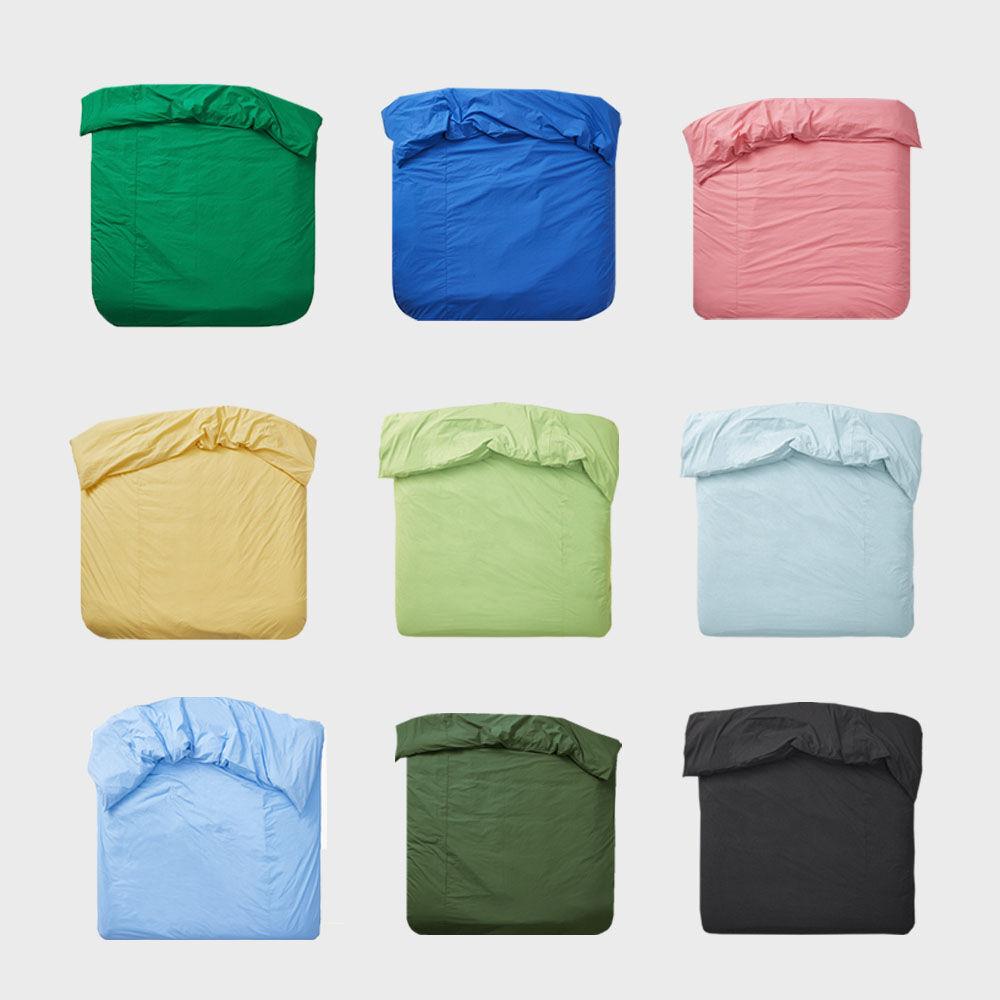 PZG 스탠다드 고밀도 60수 면 이불 커버 (10color/SS,Q,K)