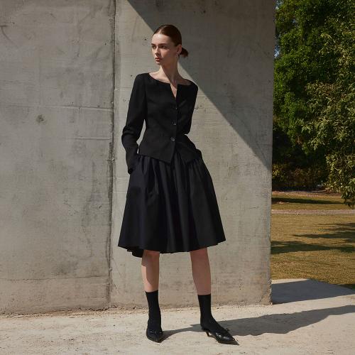 YY_Cloud bud a-line skirt_2color
