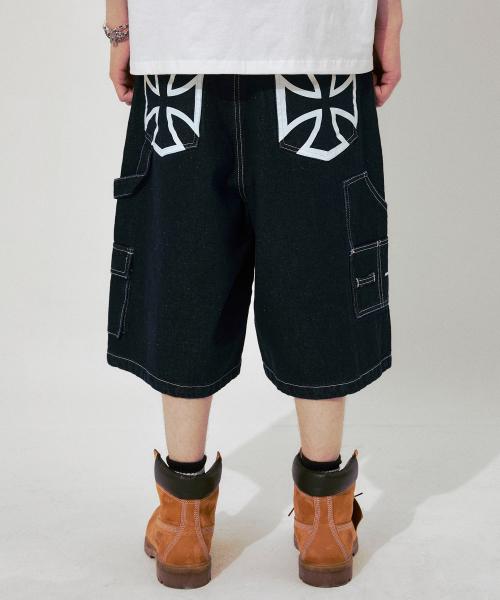 Carpenter Bermuda Denim Pants [Indigo]