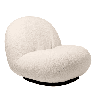 파차 라운지 체어 / 고정형 / 블랙 프레임 & Karakorum Dedar 001, GUBI