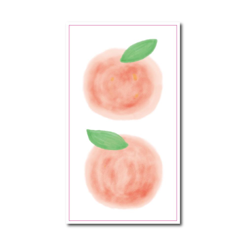 [메모지] 뽀얀 복숭아ㅣ떡메모지 다이어리 꾸미기