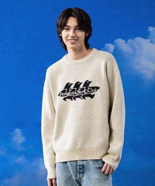 PENGUIN SURF CLUB KNIT (WINTER WHITE)