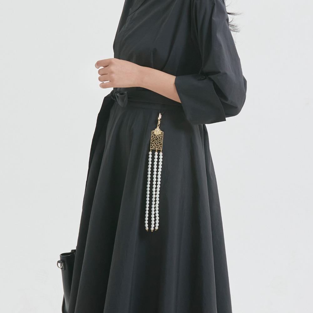 골드 핵진주 노리개