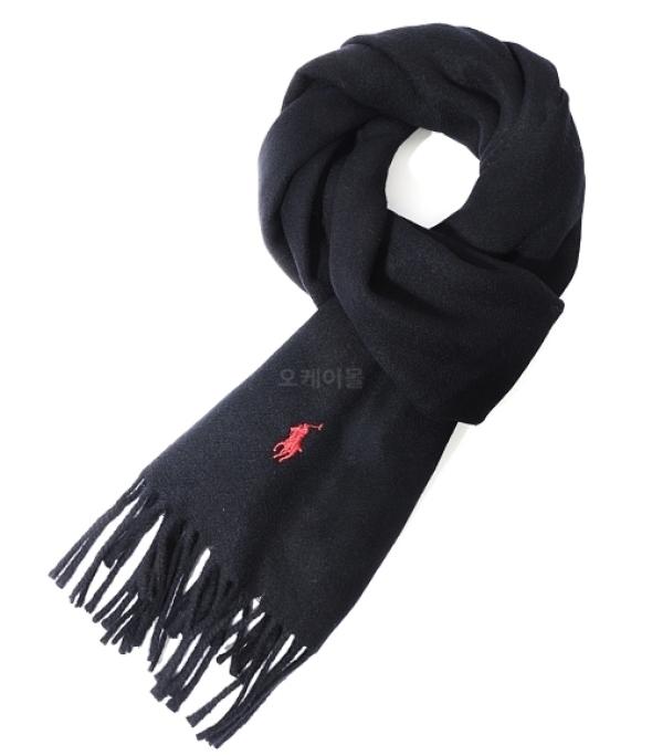 포니로고 자수 울 머플러 (PC0476-001)