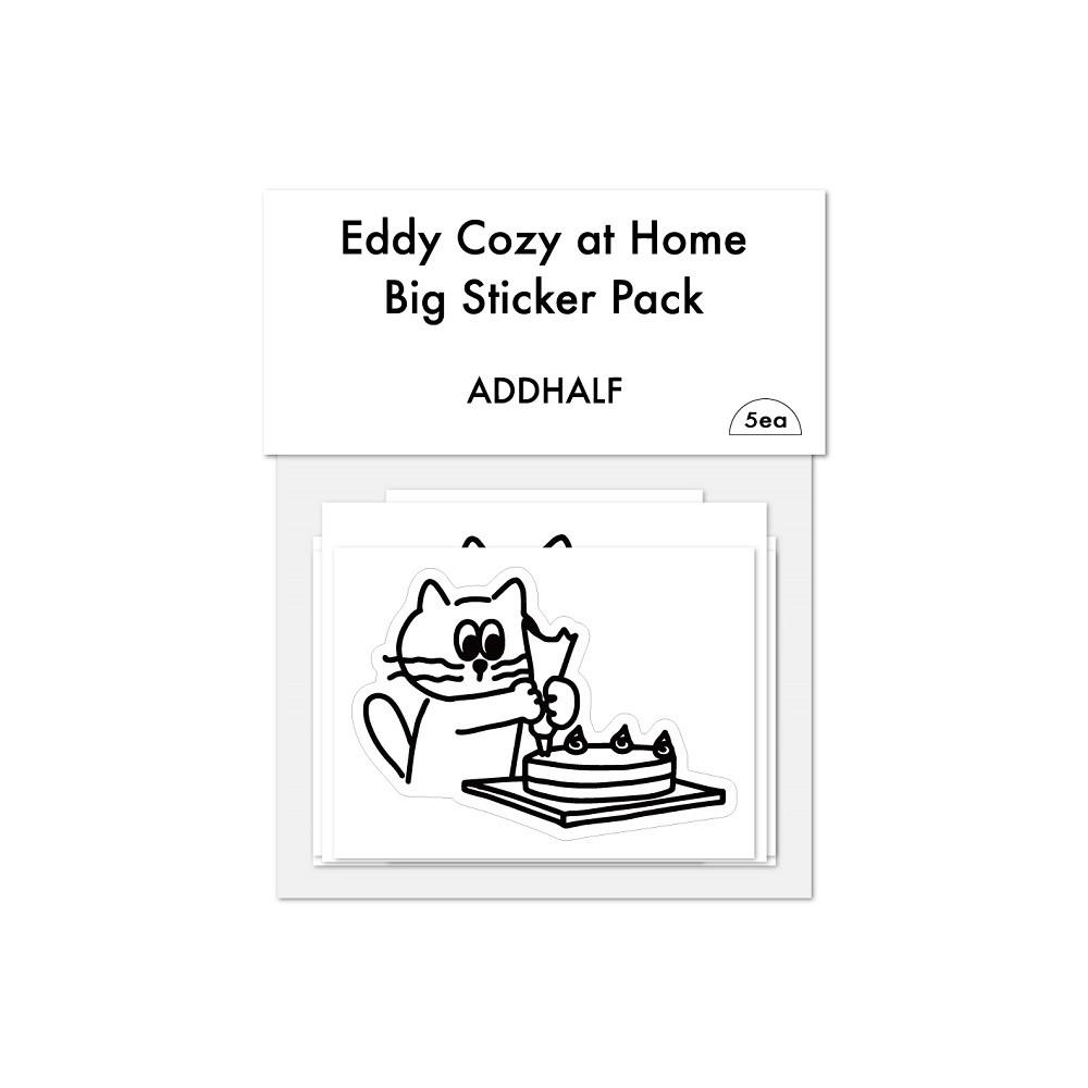eddy cozy at home big sticker pack 애드하프 다꾸스티커