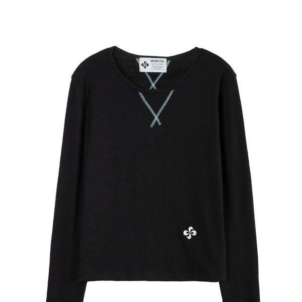 SOLID LONG SLEEVE T-SHIRT / black
