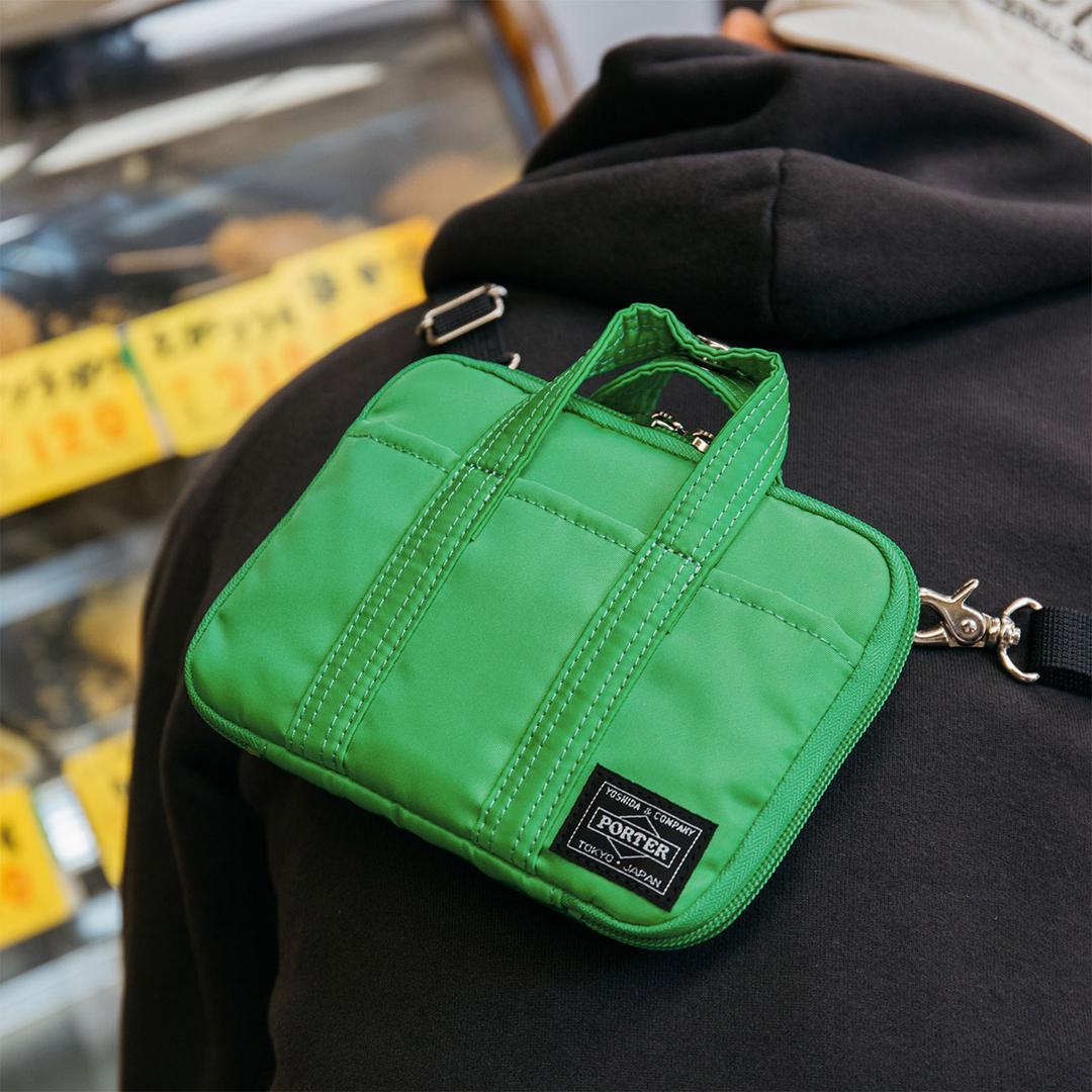Porter: Stroll (Bright Green) A6 Size (fits Planner and Original) - Techo Lineup - Hobonichi Techo 2024