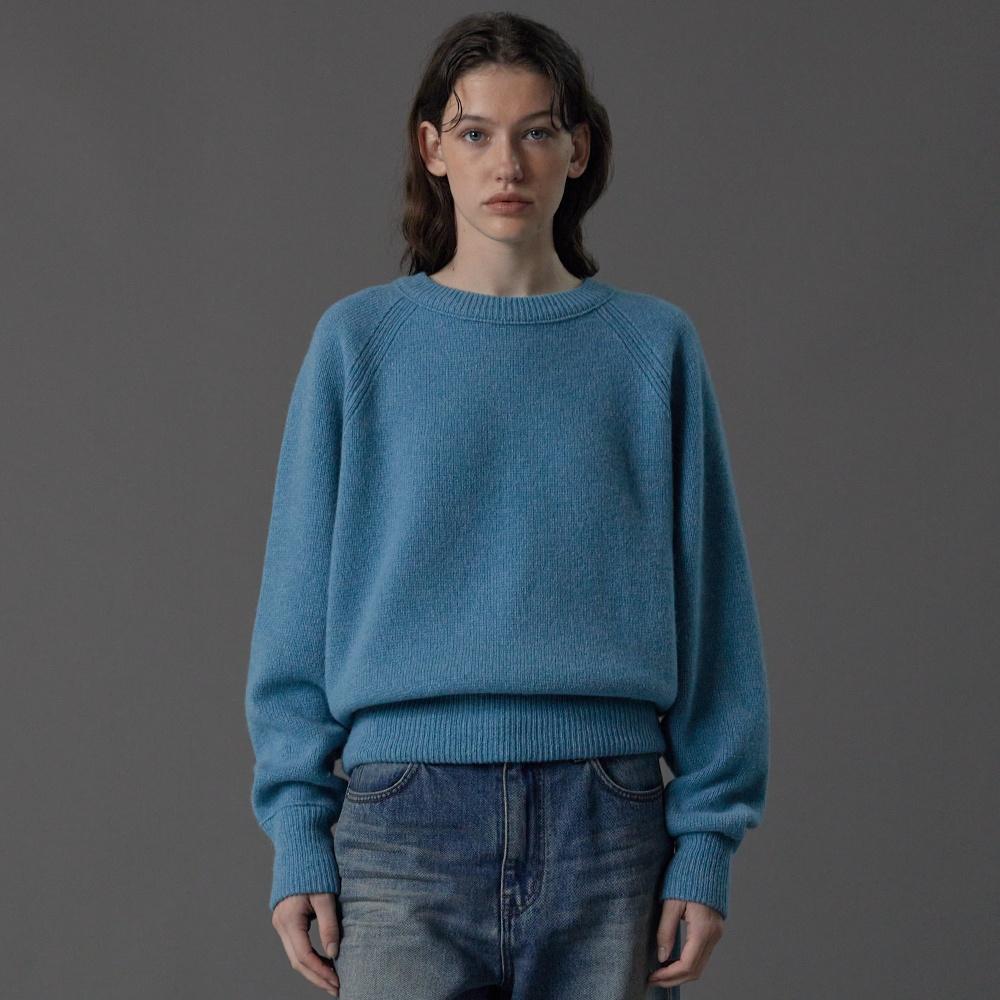 Alphaca sweat knit (aqua)