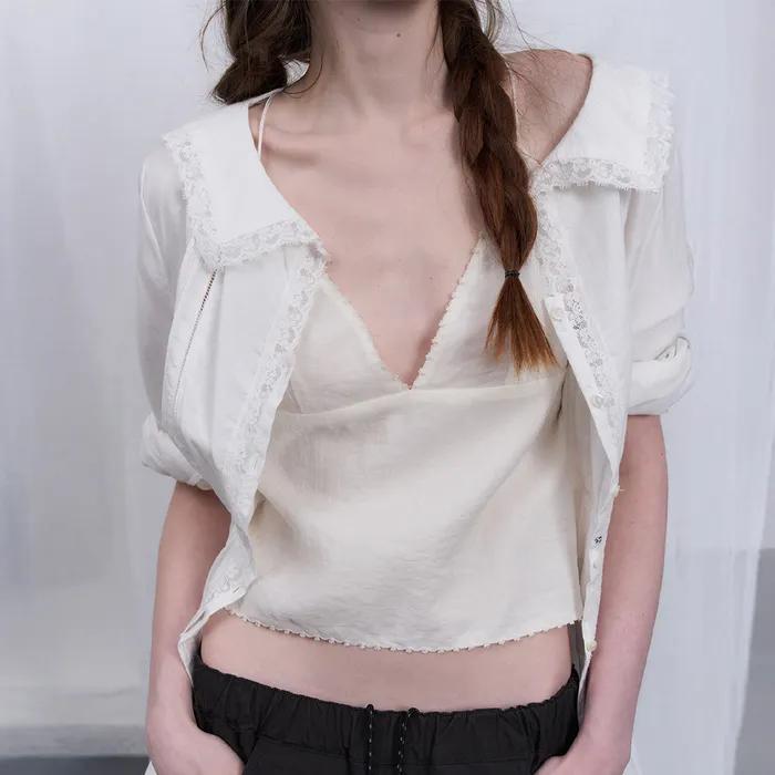 [2nd] Tillda cross cami top - cream