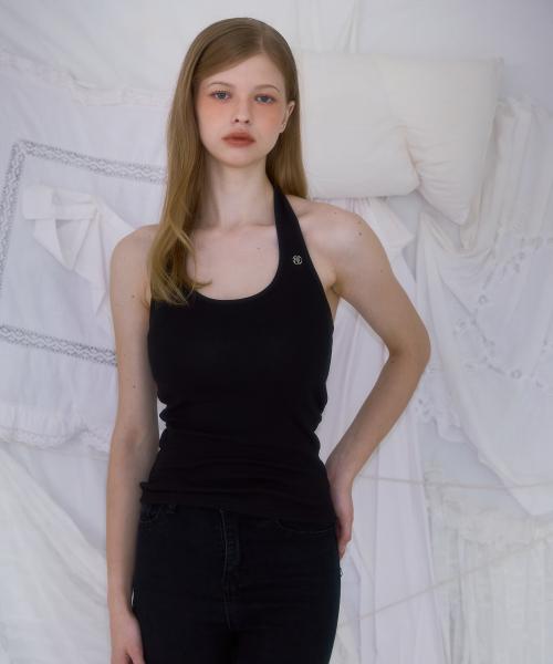 Soft Halter Sleeveless [Black]