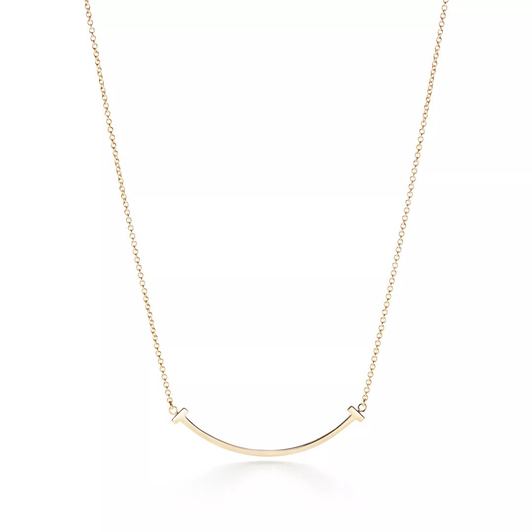 스마일 스몰 펜던트, 옐로우 골드