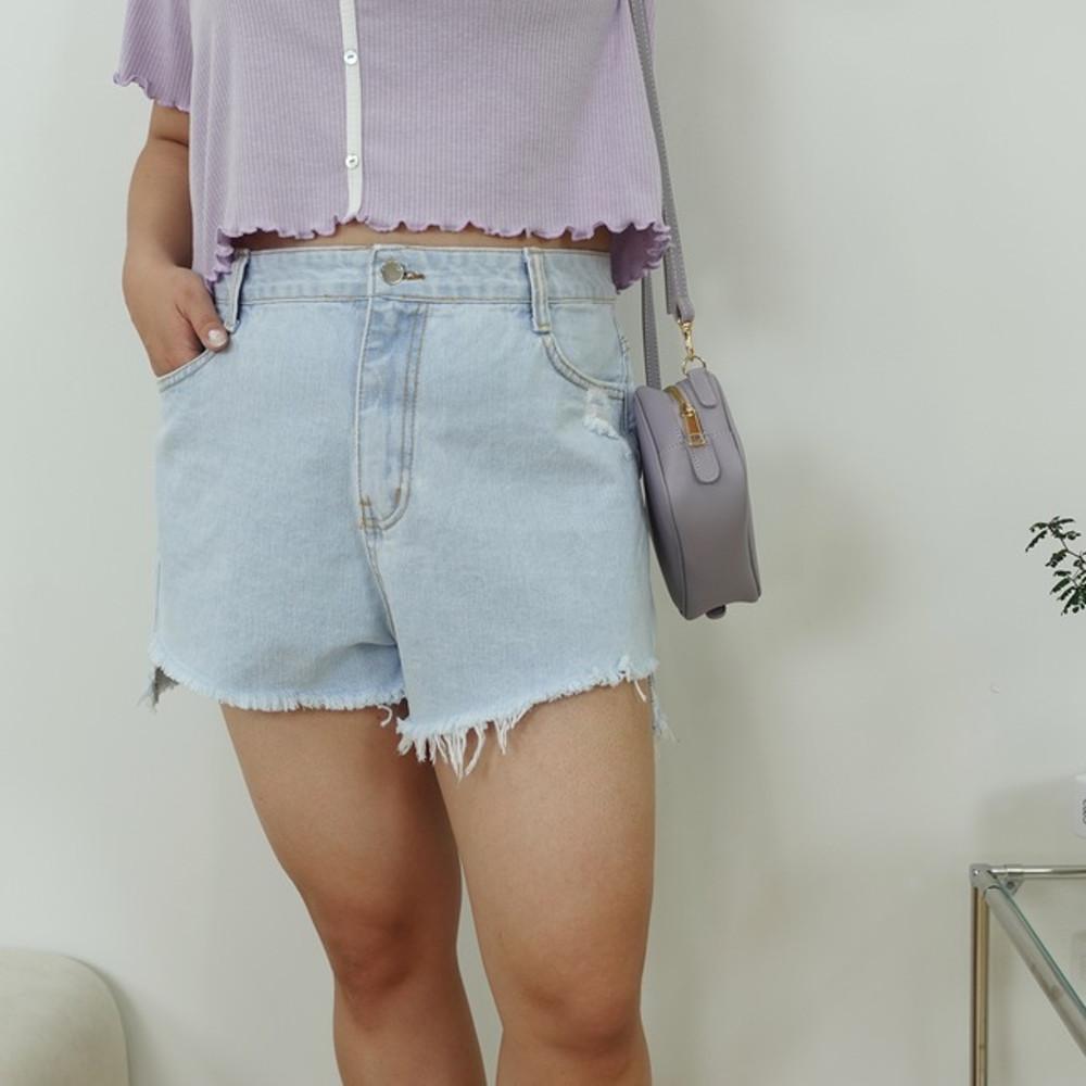 태란 언발 청반바지 [S~3XL]