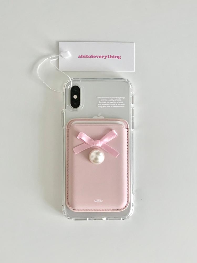 아비오에 아이폰 14 아이폰 13미니 발레코어 맥세이프 젤하드케이스 (카드지갑 별도구매)