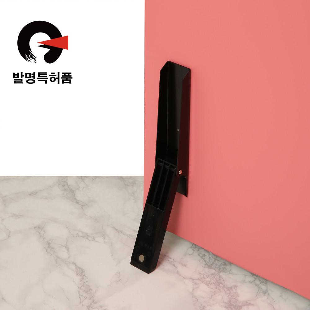 [필굿즈] 무타공 도어스토퍼 국산 부착식 현관문고정 현관 철문 방문 닫힘방지 말발굽