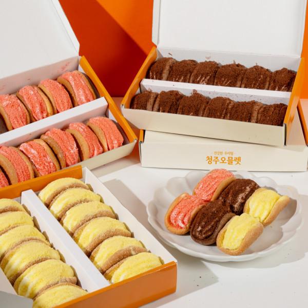 맘스케이크 청주오믈렛 범벅 3가지맛 1+1 골라담기 432g(18gx24개입)