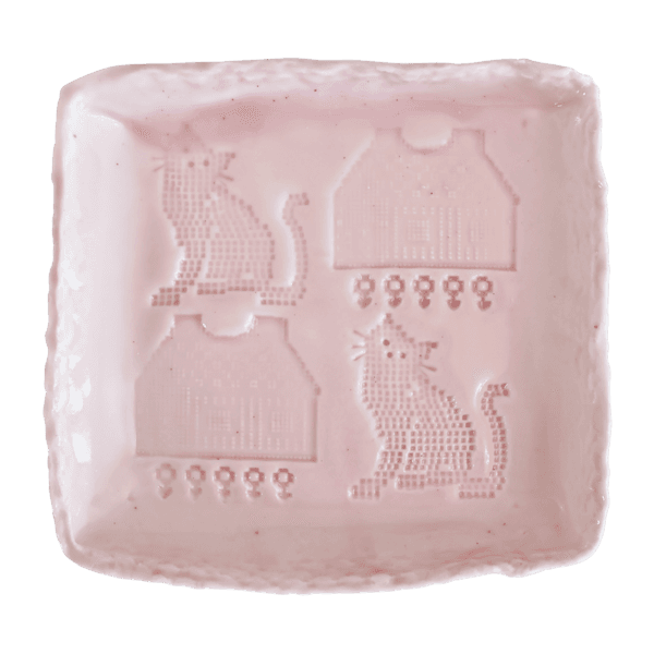 CAT&HOME PLATE (pink)