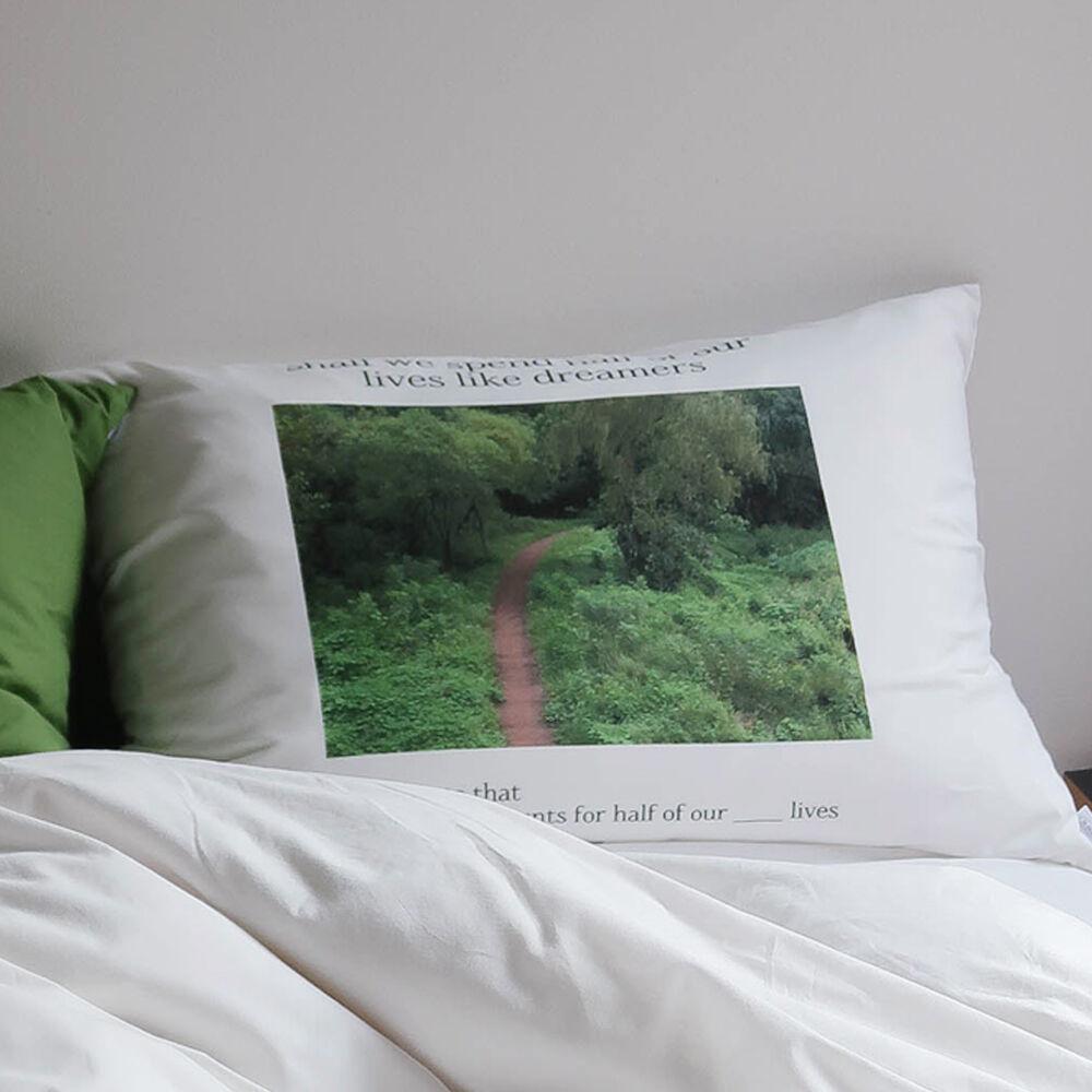 noon forest pillow cover