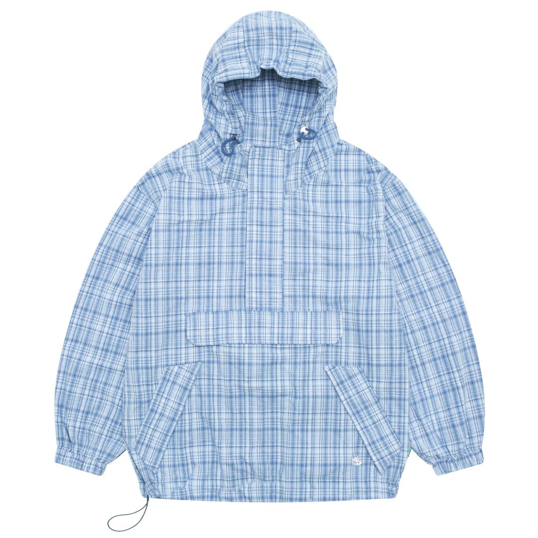 Plaid Pullover (Blue/White) - S