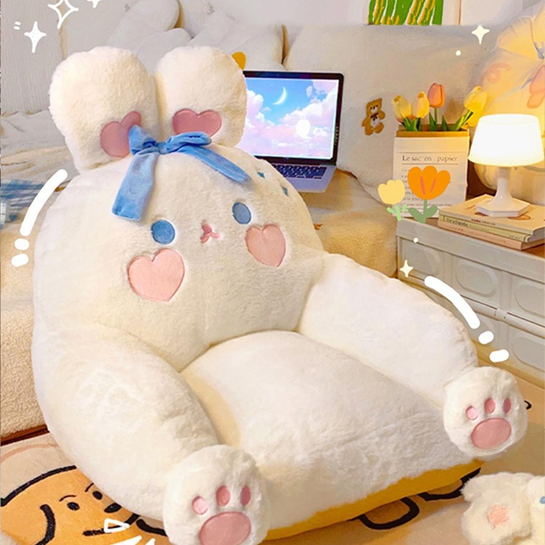 6type 토끼 병아리 오리 곰돌이 미니 소파 쿠션