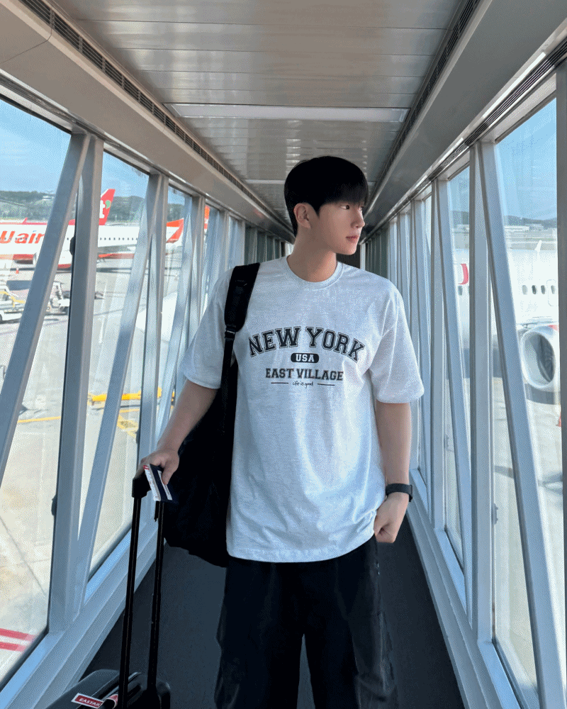 Rw 빌리지 뉴욕 반팔티(3color)