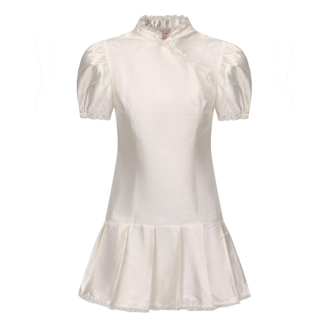 WHITE CALL-ME DRESS