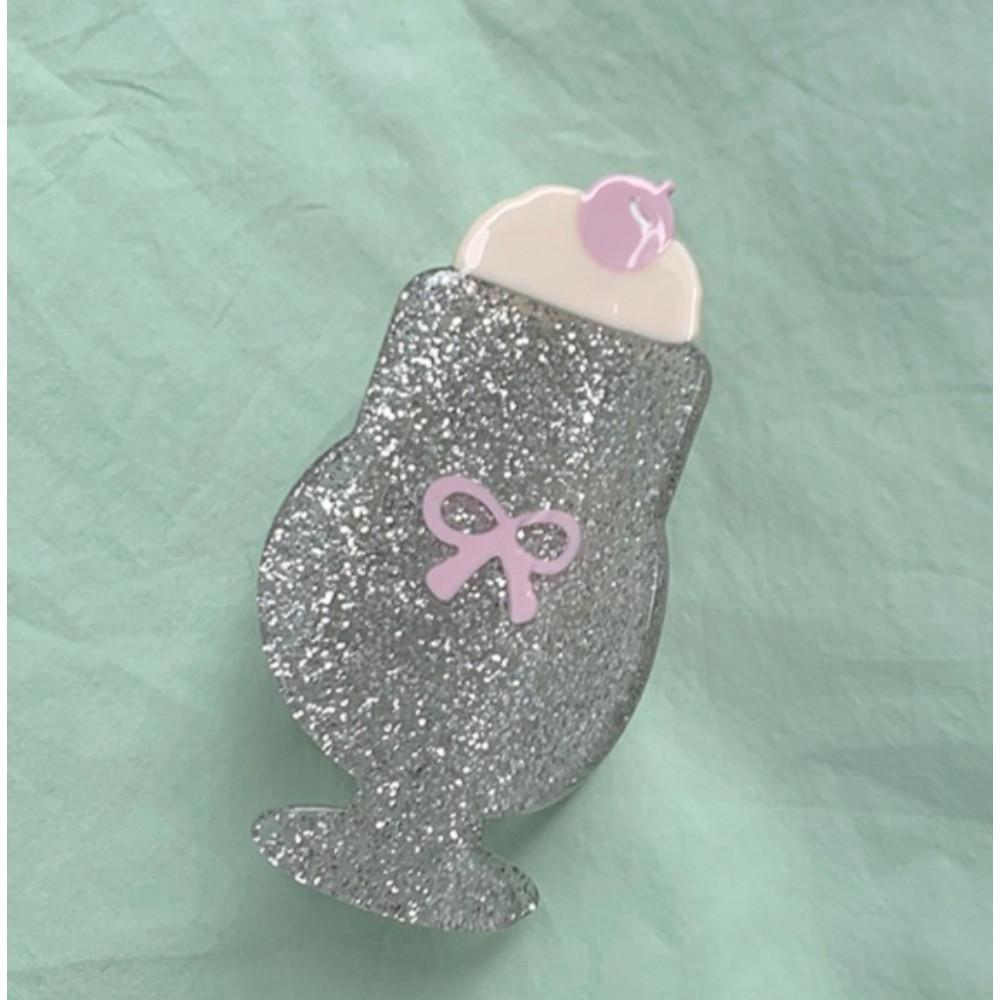 샵베흐 실버 소다 아이스크림 집게 헤어 클립핀