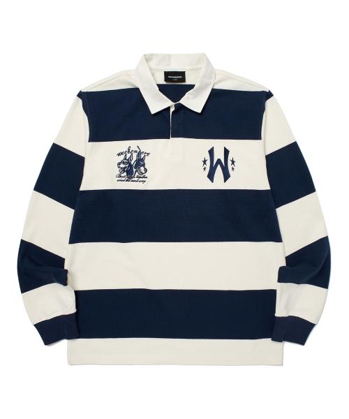 BOUTIQUE RUGBY PIQUE (NAVY)