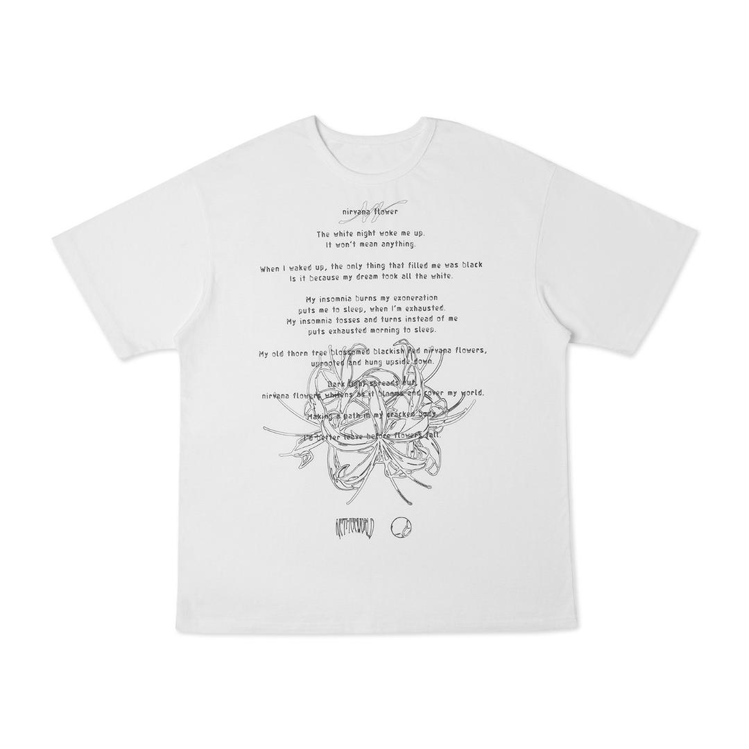 NTW VAHO NIRVANA FLOWER TEE WHITE
