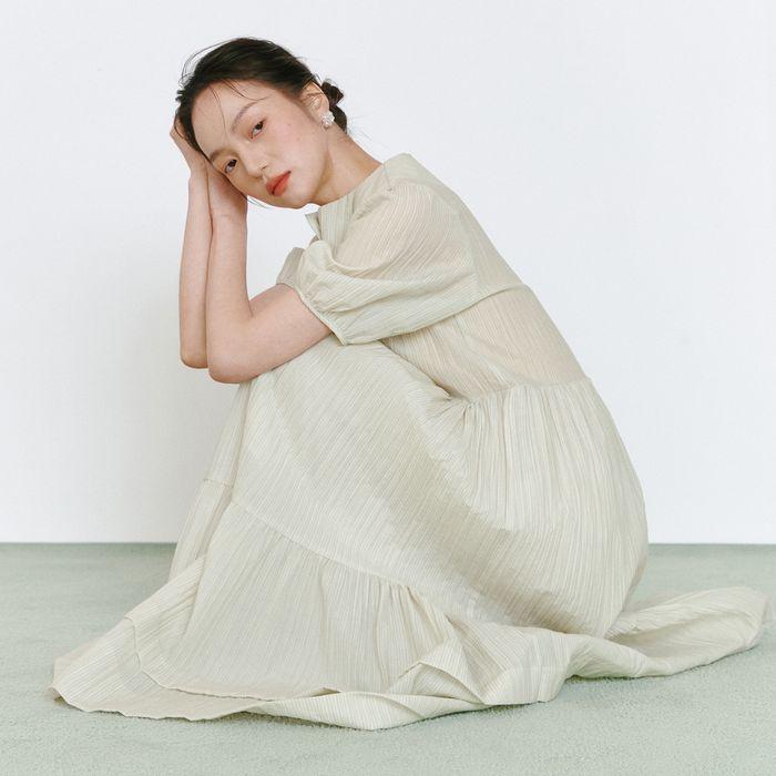 Forest Fairy Button One-piece_sheer green