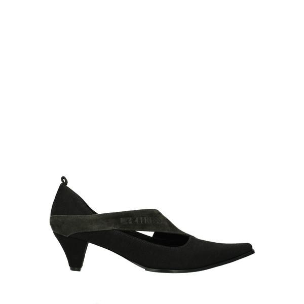 LEATHER LAYERING PUMPS 01 BLACK