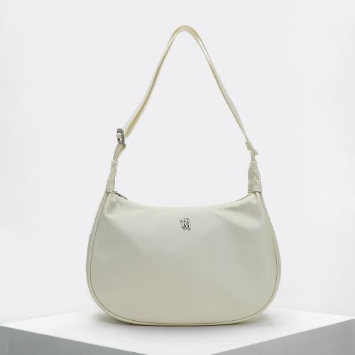 TRM 리사이클 빅슬라임 나일론 호보백 IVORY