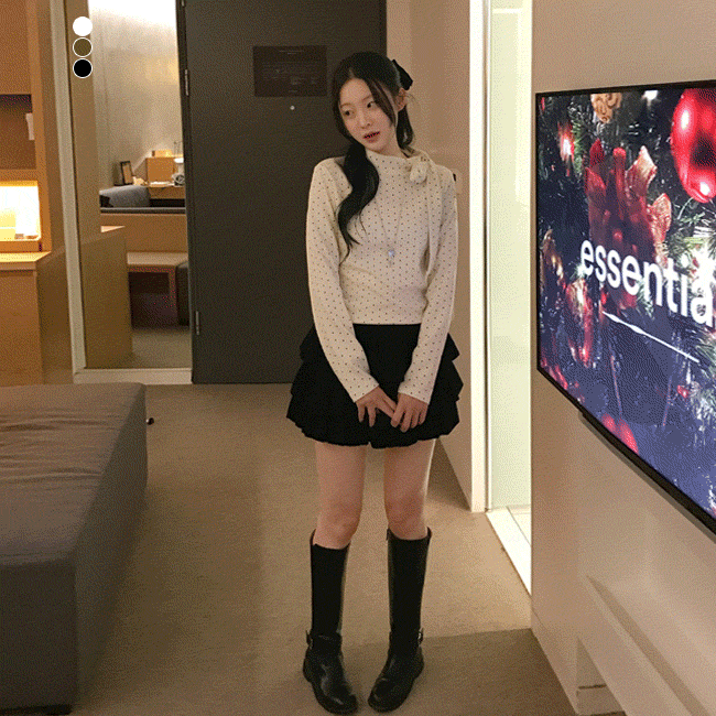 [겨울⛄/러블리] 포근캉캉밴딩미니스커트 (3color)