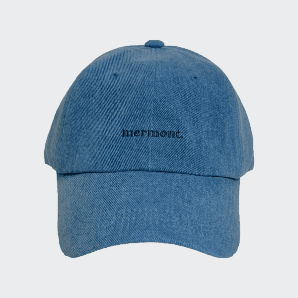 [주문폭주] mermont logo cap (washing blue)