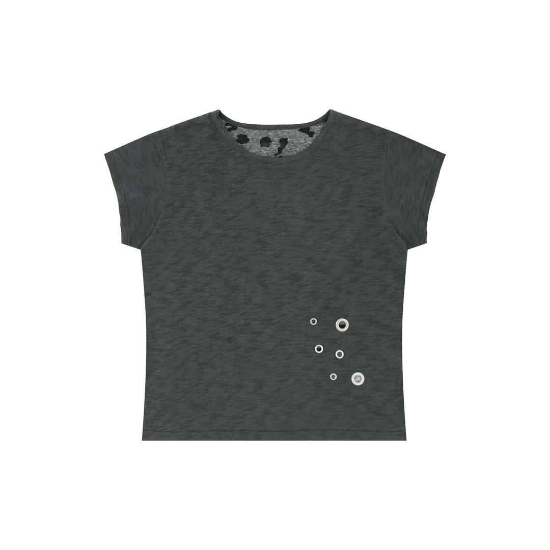 Grunge Claw Camo Eyelet Tee