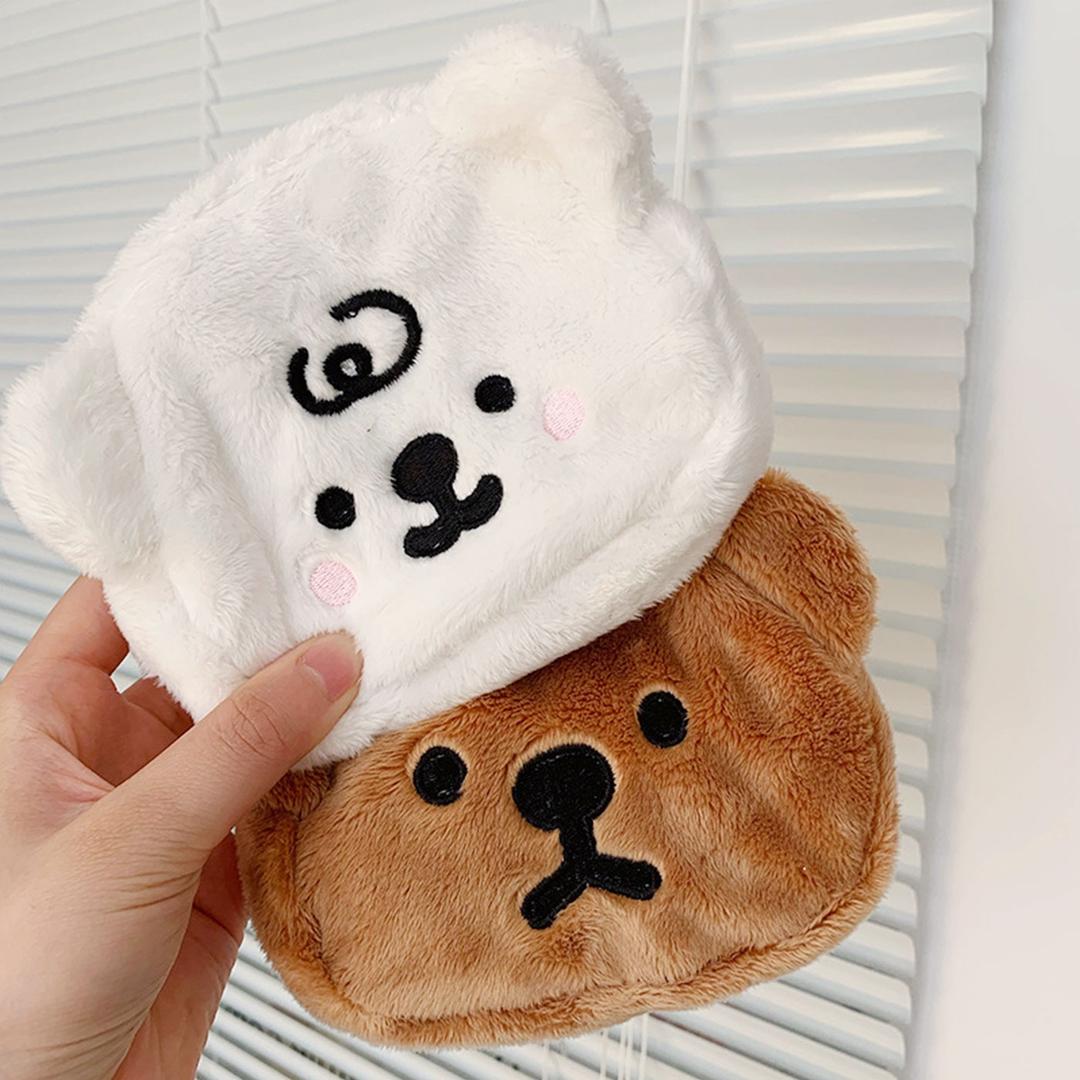 곰돌이 파우치 미니 동전지갑 파우치 여행용 화장품정리 2컬러