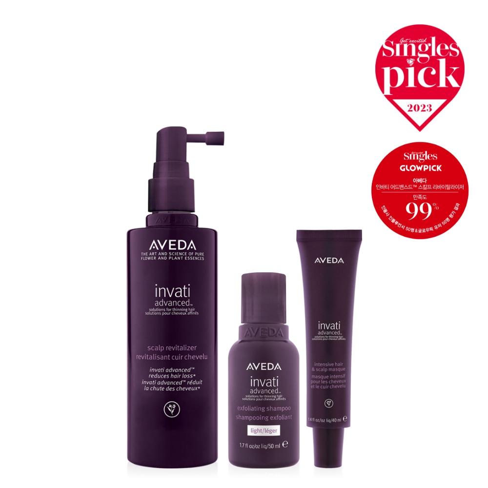 [볼륨업케어 No.1 두피 에센스] 인바티 어드밴스드™ 리바이탈라이저 150ml 1개 세트 '대용량 샘플 2종 증정'