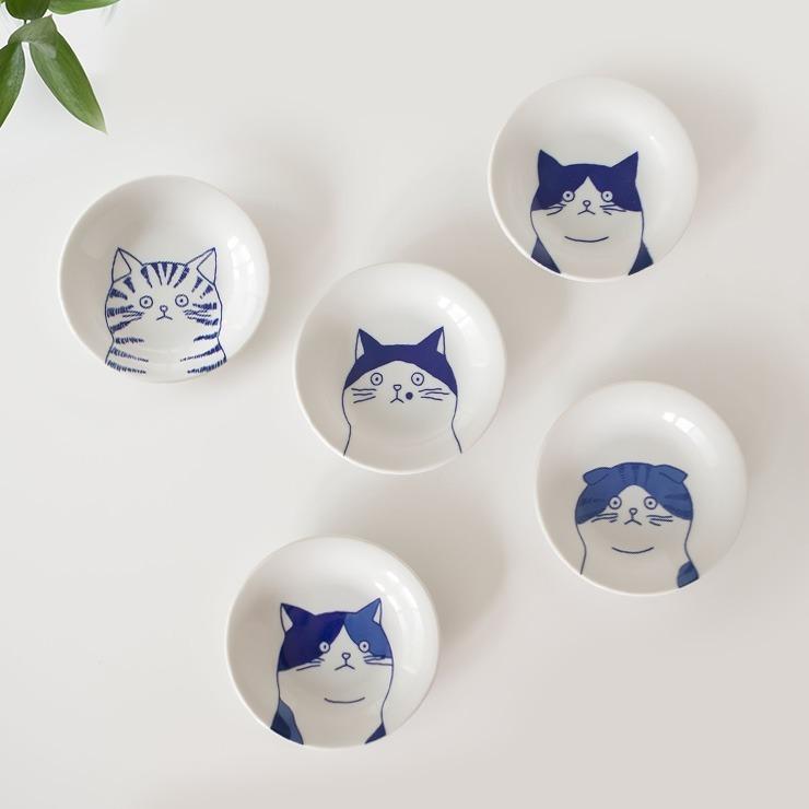 [1+1] 큐티네코 접시 14cm