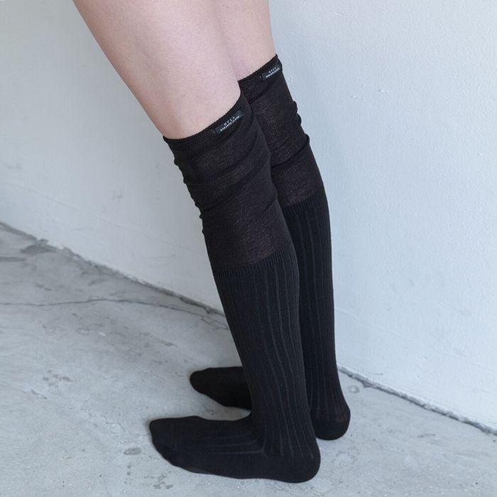 High knee socks_3color SO001