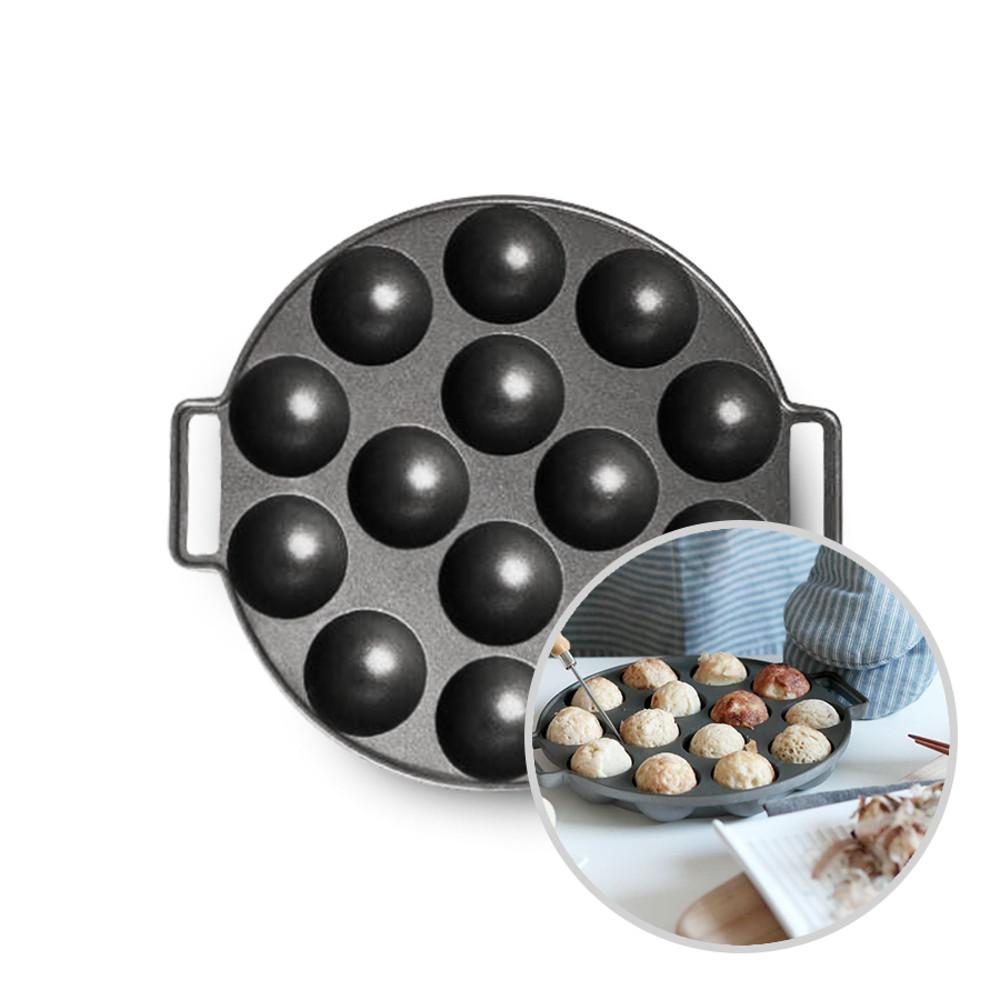 타코붐 원형 타코야끼팬 14구 코팅판 타꼬야키만들기