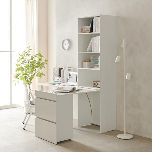 위니 슬라이드 접이식 확장형 책장 테이블 dn