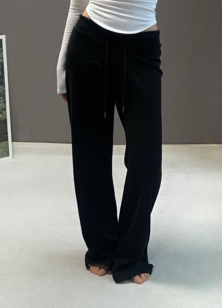 [BNB/한정수량] LOW-WAIST STRAIGHT TR PANTS (2COLOUR)