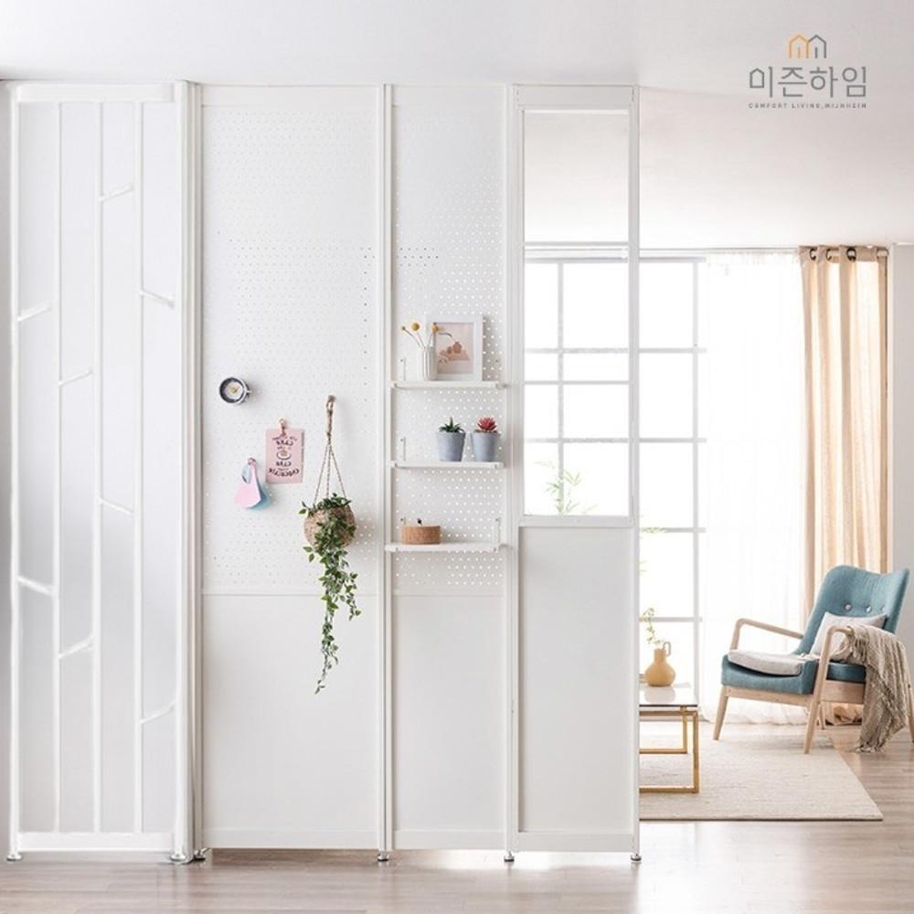 철제 가벽 파티션 타공판파티션 철망 간살 타공 원룸 공간분리 셀프