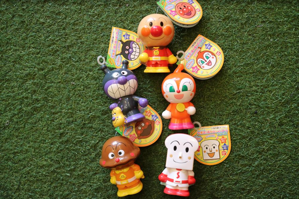 반다이 호빵맨 세균맨 짤랑이 삐뿌 시리즈 피규어