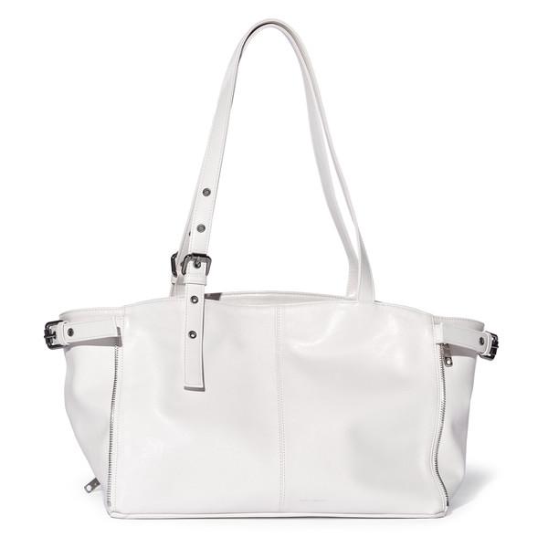 지퍼쇼퍼백 zipper shopper bag M goat cream