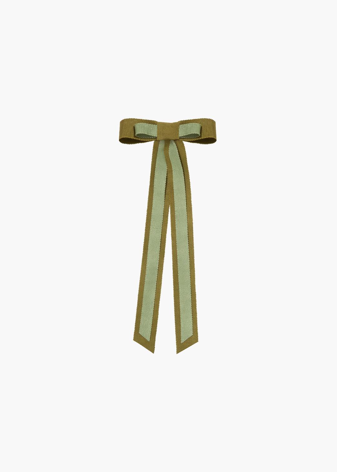 Jennifer Behr x Julia Berolzheimer Eden Bow Barrette -- Jade - Jade